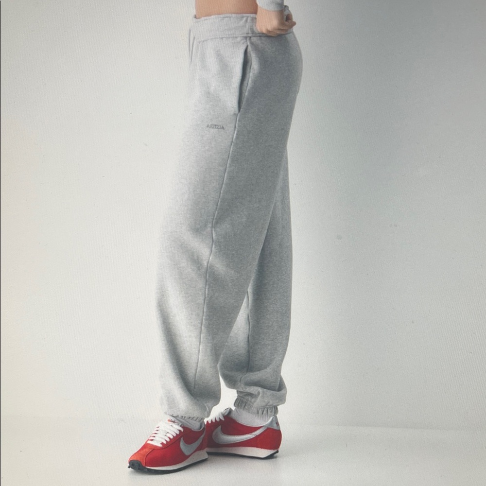Aritzia sweatfleece mega baggy fold over jogger
